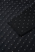 After Dark Glam Studded Mesh Mock Neck Long Sleeve Top